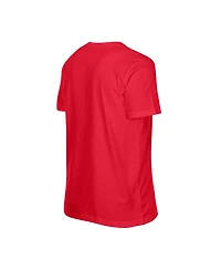 New Era Men's Red Cincinnati Reds Oversized Throwback Distressed T-Shirt