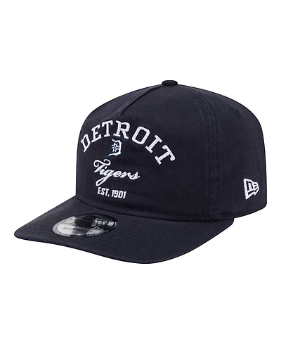 New Era Men's Navy Detroit Tigers Stacked 19TWENTY Adjustable Hat