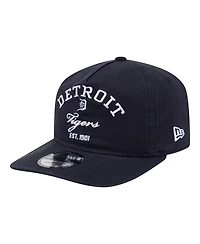New Era Men's Navy Detroit Tigers Stacked 19TWENTY Adjustable Hat