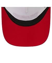 New Era Women's Light Beige/Red Philadelphia Phillies Retro 9FORTY M-Crown A-Frame Trucker Adjustable Hat