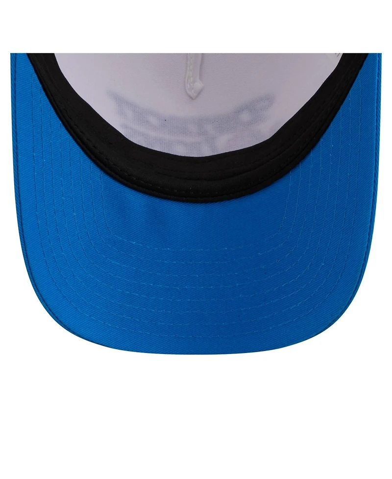 New Era Women's Cream/Blue Detroit Lions Retro A-Frame 9FORTY Adjustable Hat
