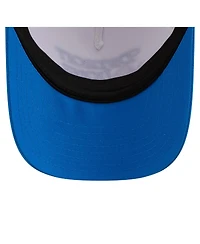 New Era Women's Cream/Blue Detroit Lions Retro A-Frame 9FORTY Adjustable Hat