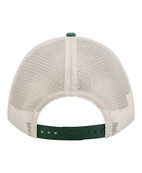 New Era Men's Natural Green Bay Packers Frayed M-Crown A-Frame 9FORTY Adjustable Hat