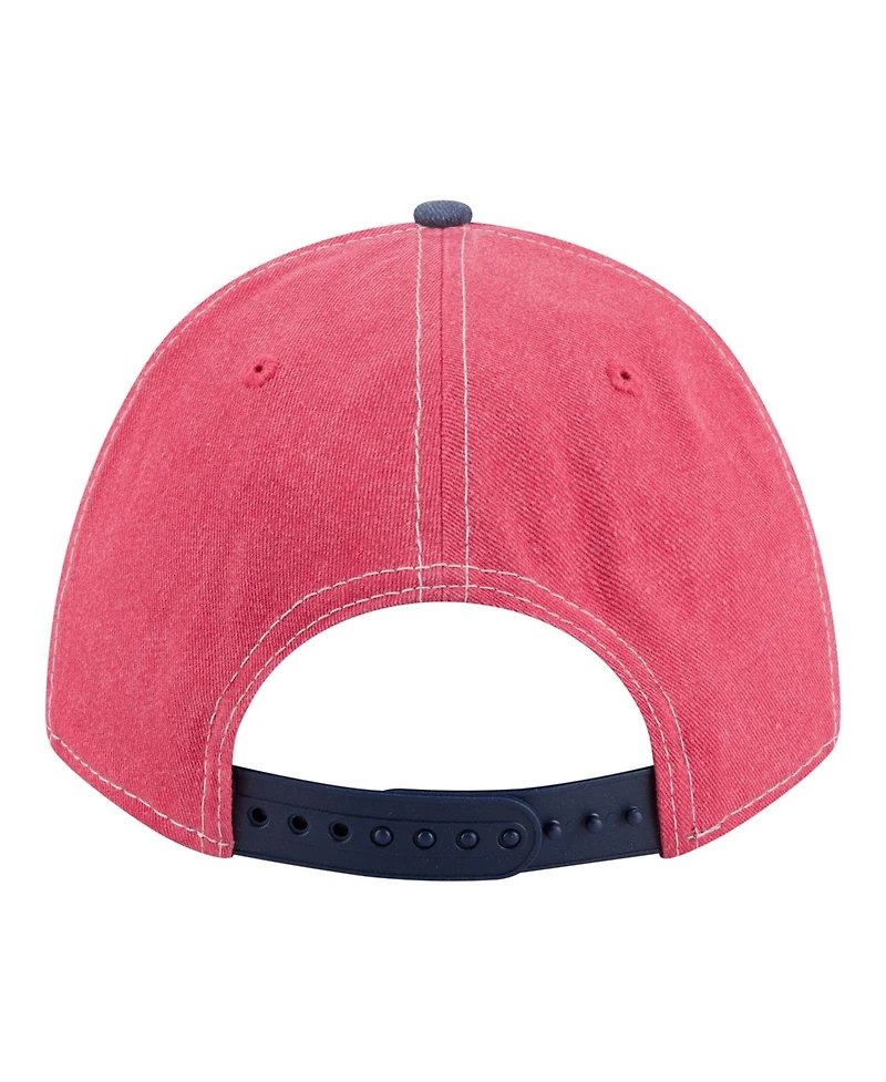 New Era Men's Red/Navy St. Louis Cardinals Felt M-Crown 9FORTY Adjustable Hat