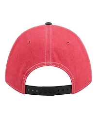 New Era Men's Red/Black Kansas City Chiefs 9FORTY Felt A-Frame Adjustable Hat