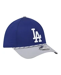 New Era Men's Royal/Gray Los Angeles Dodgers Rope M-Crown A-Frame 39THIRTY Flex Hat
