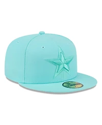 New Era Men's Light Blue Dallas Cowboys Color Pack 59FIFTY Fitted Hat
