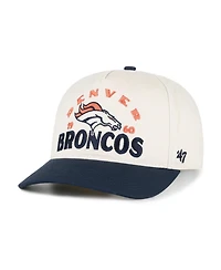 47 Brand Men's Natural Denver Broncos Arcitext Hitch Adjustable Hat