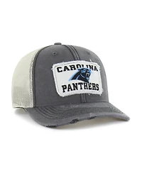 '47 Brand Men's Charcoal Carolina Panthers Egremont Well-Worn Adjustable Trucker Hat