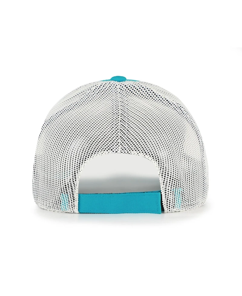 '47 Brand Men's Aqua Miami Dolphins Headstone Trucker Adjustable Hat