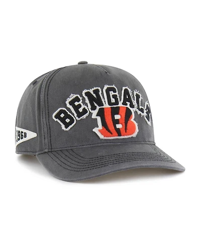47 Brand Men's Charcoal Cincinnati Bengals Calderwood Well Worn Hitch Adjustable Hat