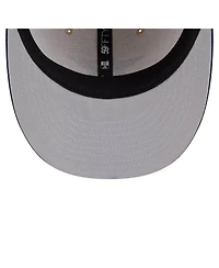 New Era Men's Natural/Navy Dallas Cowboys Pre-Curved Twine 59FIFTY Fitted Hat