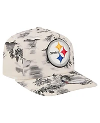 New Era Men's White Pittsburgh Steelers Tropics 19TWENTY Adjustable Hat