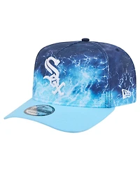 New Era Men's Light Blue Chicago White Sox Deep Water Pre-Curved 9FIFTY A-Frame Snapback Hat