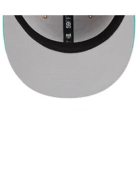 New Era Men's Light Beige/Light Blue Pensacola Wahoo's 2026 Copa De La Diversion 59FIFTY Fitted Hat