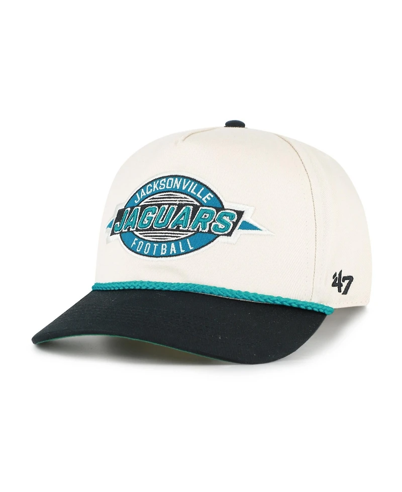 '47 Brand Men's Natural Jacksonville Jaguars Frame Out Two Tone Hitch Adjustable Hat