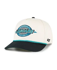 '47 Brand Men's Natural Jacksonville Jaguars Frame Out Two Tone Hitch Adjustable Hat