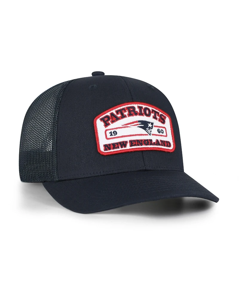 47 Brand Men's Navy New England Patriots Roadway Adjustable Trucker Hat