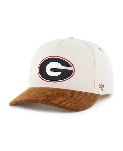 Carhartt x '47 Brand Men's Natural/Brown Georgia Bulldogs Undyed Relaxed Hitch Adjustable Hat