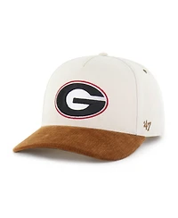 Carhartt x '47 Brand Men's Natural/Brown Georgia Bulldogs Undyed Relaxed Hitch Adjustable Hat