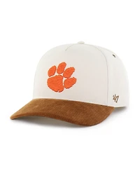 Carhartt x '47 Brand Men's Natural/Brown Clemson Tigers Undyed Relaxed Hitch Adjustable Hat
