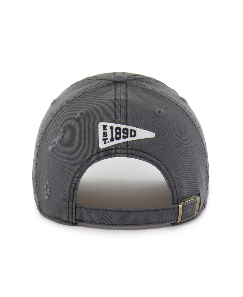 '47 Brand Men's and Women's Charcoal Oklahoma Sooners Well-Worn Seymore Clean Up Adjustable Hat