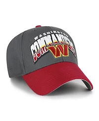 '47 Brand Men's Charcoal Washington Commanders Split Block Mvp Adjustable Hat