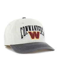 47 Brand Men's Natural Washington Commanders Groton Franchise Fitted Hat