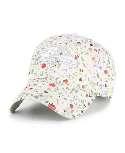 '47 Brand Big Girls Light Pink Baltimore Ravens Posey Clean Up Adjustable Hat