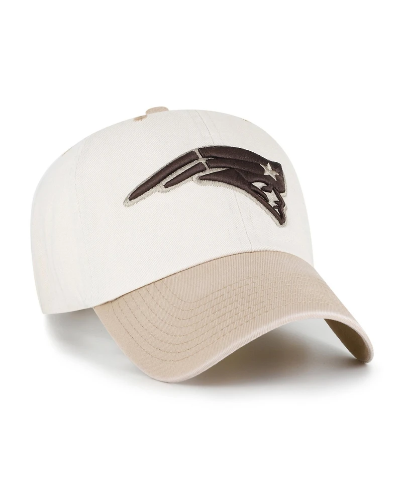 '47 Brand Men's Natural/Tan New England Patriots Neutral Terrain Clean Up Adjustable Hat