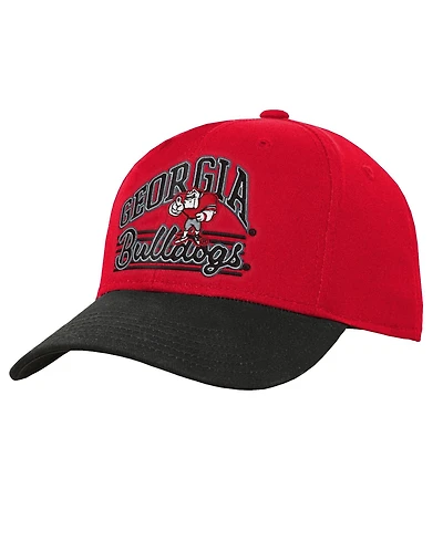 Outerstuff Big Boys and Girls Red/Black Georgia Bulldogs Dad Unstructured Adjustable Hat