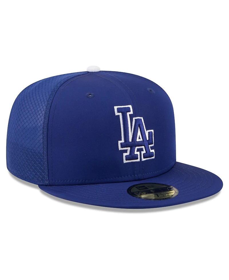 New Era Big Boys and Girls Royal Los Angeles Dodgers Batting Practice 59FIFTY Fitted Hat