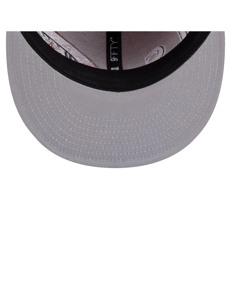 New Era Men's Red/Navy Los Angeles Angels Stretched Two-Tone 9FIFTY Adjustable Hat