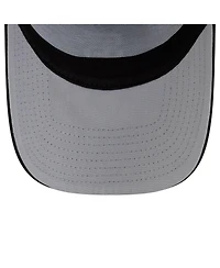 New Era Men's Black San Francisco Giants Side Script 9FORTY A-Frame Trucker Adjustable Hat