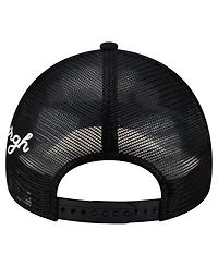 New Era Men's Black Pittsburgh Steelers City Script 9FORTY A-Frame Adjustable Hat