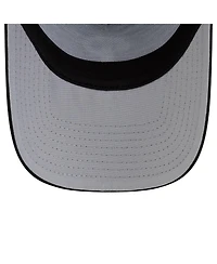 New Era Men's Black Philadelphia Phillies Side Script 9FORTY A-Frame Trucker Adjustable Hat