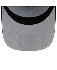 New Era Men's Black Chicago White Sox Side Script 9FORTY A-Frame Trucker Adjustable Hat
