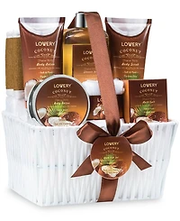 Lovery 9-Piece Tropical Milky Coconut Bath Gift Set