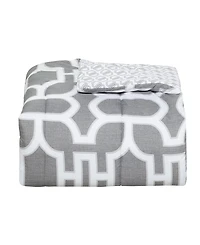 Macy's Emmet Geo Reversible Microfiber 8-piece Comforter Set