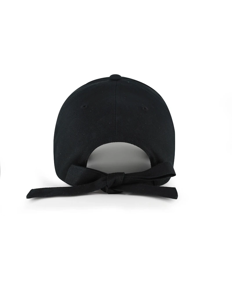 47 Brand Women's Black Las Vegas Raiders Bow Back Clean Up Adjustable Hat