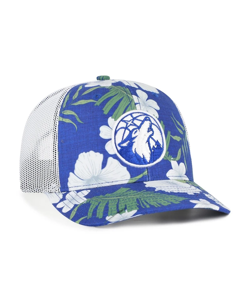 '47 Brand Men's Blue Minnesota Timberwolves Beach Side Trucker Adjustable Hat