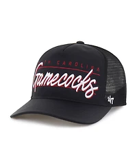 47 Brand Men's and Women's Black South Carolina Gamecocks brr° Condor Mesh Hitch Adjustable Hat