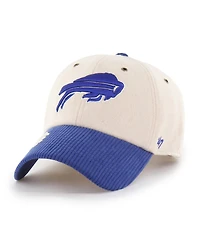47 Brand Women's Natural/Royal Buffalo Bills Rope Script Clean Up Adjustable Hat