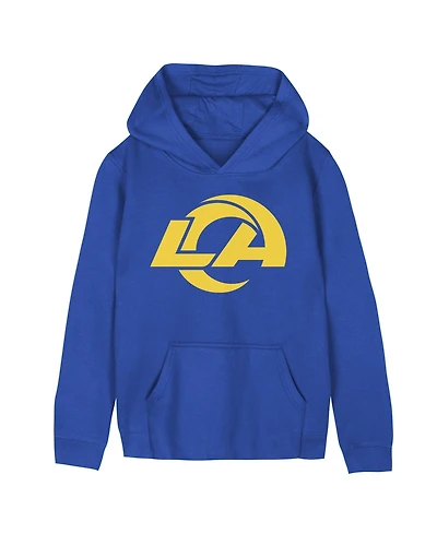 Outerstuff Preschool Royal Los Angeles Rams Primary Logo Fleece Hoodie