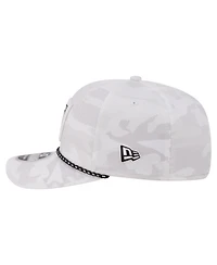 New Era Men's White Las Vegas Raiders Camo Rope 9SEVENTY Adjustable Hat