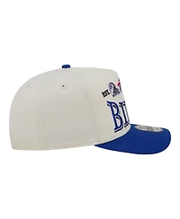 New Era Men's Cream/Royal Buffalo Bills A-Frame 9FIFTY Snapback Hat