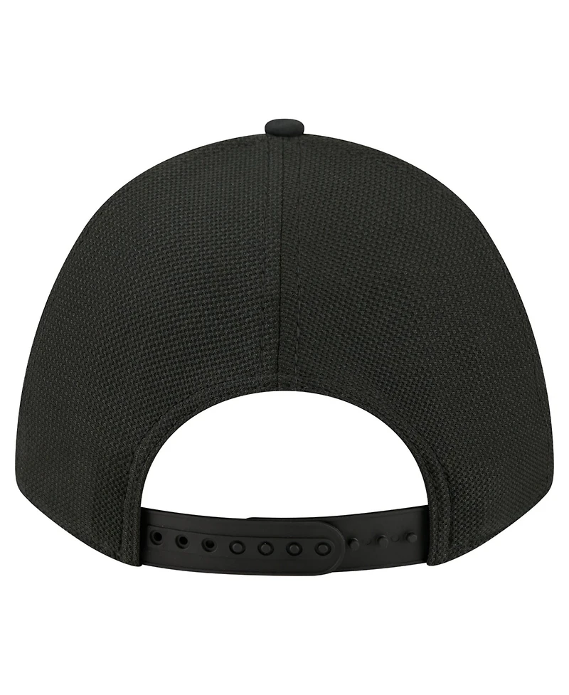 New Era Men's Black Pittsburgh Steelers Floral 9FORTY M-Crown Trucker Adjustable Hat