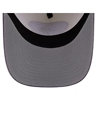New Era Men's Cream/Purple Minnesota Vikings Washed A-Frame 9FIFTY Snapback Hat