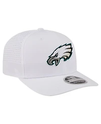 New Era Men's White Philadelphia Eagles Name Plate 9SEVENTY Adjustable Hat