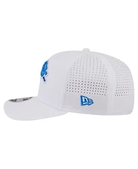 New Era Men's White Detroit Lions Name Plate 9SEVENTY Adjustable Hat